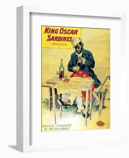 King Oscar Sardines-null-Framed Art Print