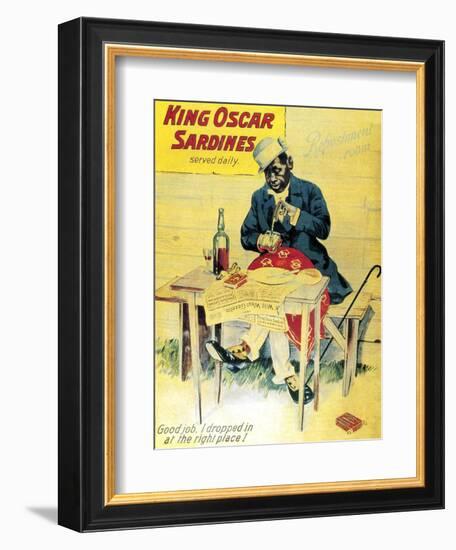 King Oscar Sardines-null-Framed Art Print