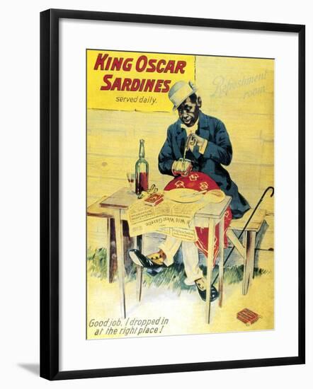 King Oscar Sardines-null-Framed Art Print