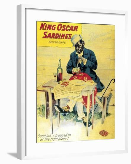 King Oscar Sardines-null-Framed Art Print