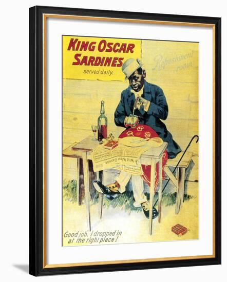 King Oscar Sardines-null-Framed Art Print