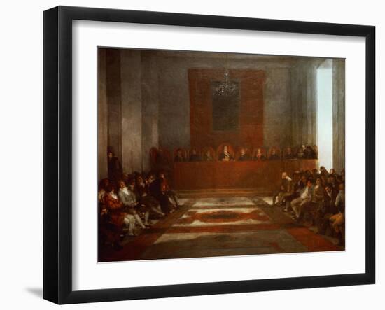 King Philip IV of Spain (1605-1665) Opening the Junta of the Philippines-Suzanne Valadon-Framed Giclee Print