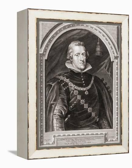 King Philip IV of Spain. Felipe Iv. Portrait.-Peter Paul (after) Rubens-Framed Premier Image Canvas