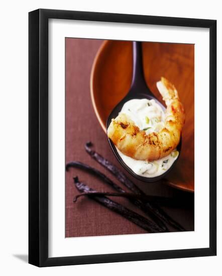 King Prawn in Coconut Sauce with Vanilla and Cardamom-Armin Zogbaum-Framed Photographic Print