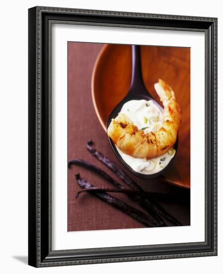 King Prawn in Coconut Sauce with Vanilla and Cardamom-Armin Zogbaum-Framed Photographic Print