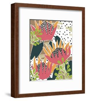 King Protea II-Melissa Wang-Framed Art Print