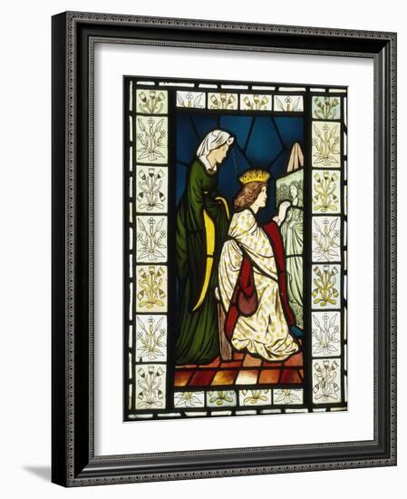 King Rene's Honeymoon Series on Stained Glass Window-null-Framed Giclee Print