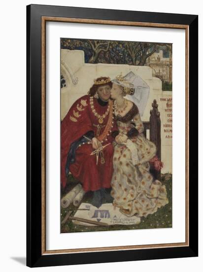 King René's Honeymoon-Ford Madox Brown-Framed Giclee Print