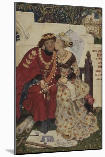 King René's Honeymoon-Ford Madox Brown-Mounted Giclee Print
