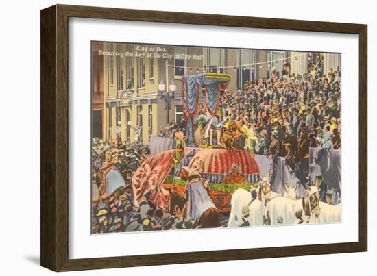 King Rex, Mardi Gras, New Orleans, Louisiana-null-Framed Art Print