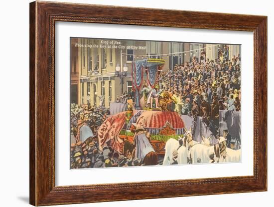 King Rex, Mardi Gras, New Orleans, Louisiana-null-Framed Art Print