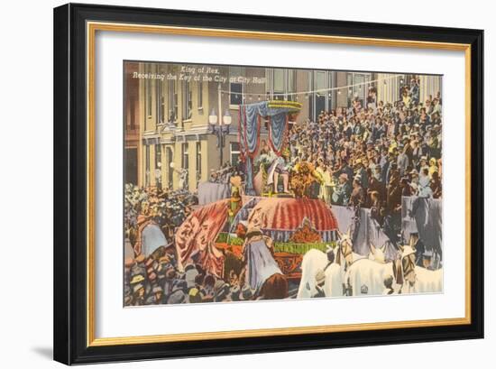 King Rex, Mardi Gras, New Orleans, Louisiana-null-Framed Art Print