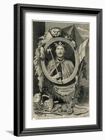 King Richard I-null-Framed Art Print