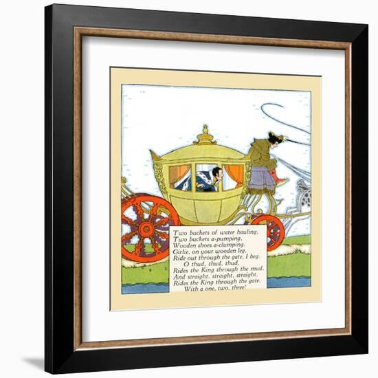 King Rides In The Mud-Maud & Miska Petersham-Framed Art Print