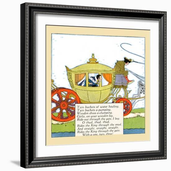 King Rides In The Mud-Maud & Miska Petersham-Framed Art Print