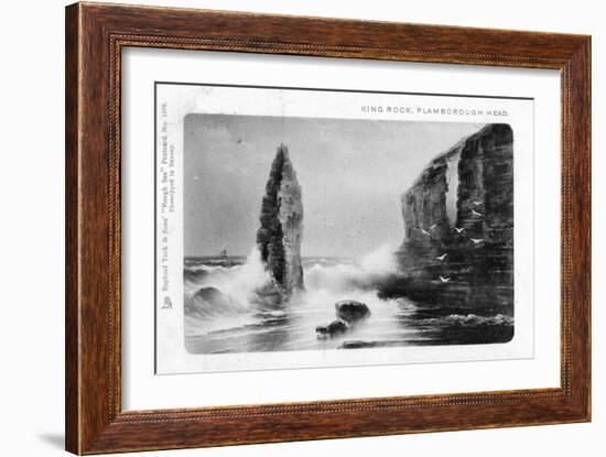 King Rock, Flamborough Head, East Riding, Yorkshire, 1903-Raphael Tuck-Framed Giclee Print