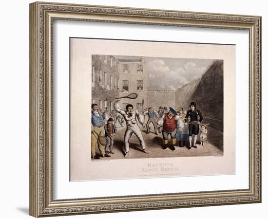 King's Bench Prison, Southwark, London, C1825-Theodore Lane-Framed Giclee Print