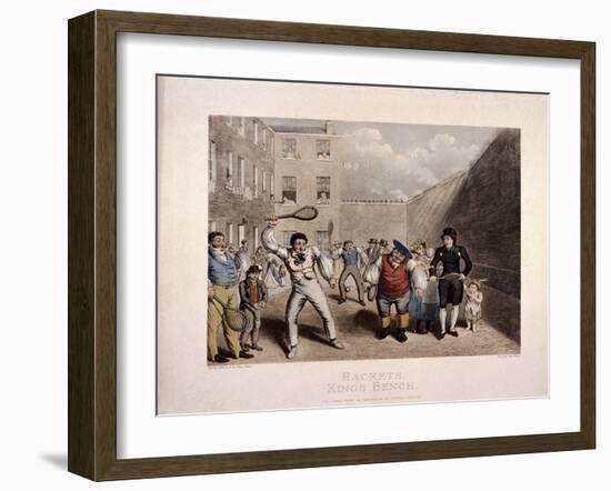 King's Bench Prison, Southwark, London, C1825-Theodore Lane-Framed Giclee Print