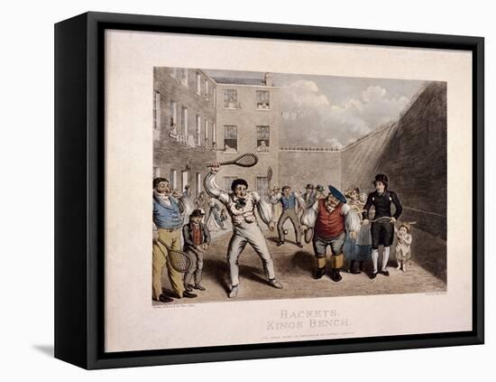 King's Bench Prison, Southwark, London, C1825-Theodore Lane-Framed Premier Image Canvas