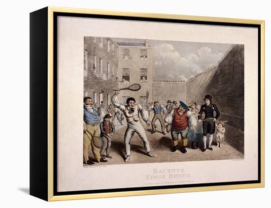 King's Bench Prison, Southwark, London, C1825-Theodore Lane-Framed Premier Image Canvas