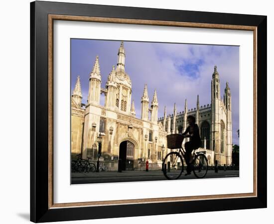 King's College, Cambridge, East Anglia, England-Steve Vidler-Framed Photographic Print