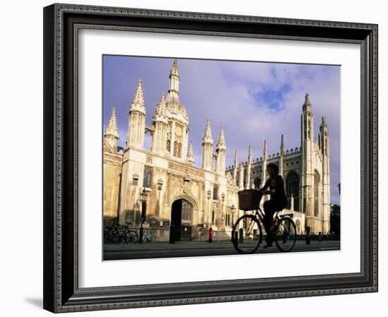 King's College, Cambridge, East Anglia, England-Steve Vidler-Framed Photographic Print