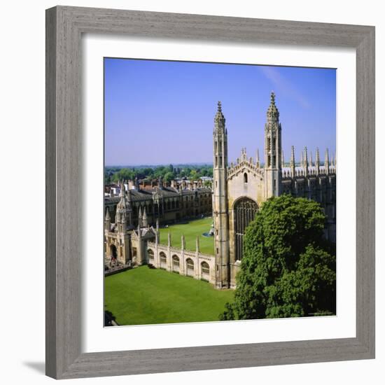 King's College Chapel, Cambridge, Cambridgeshire, England, UK-Roy Rainford-Framed Photographic Print