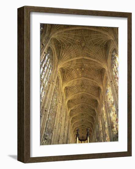 King's College Chapel, Cambridge, Cambridgeshire, England-Steve Vidler-Framed Photographic Print