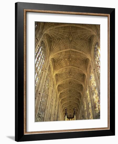 King's College Chapel, Cambridge, Cambridgeshire, England-Steve Vidler-Framed Photographic Print