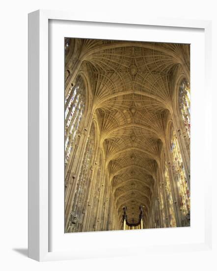 King's College Chapel, Cambridge, Cambridgeshire, England-Steve Vidler-Framed Photographic Print