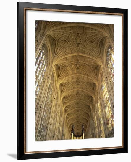 King's College Chapel, Cambridge, Cambridgeshire, England-Steve Vidler-Framed Photographic Print