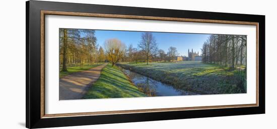 King's College Chapel, Cambridge University, the Backs, Cambridge, Cambridgeshire-Alan Copson-Framed Photographic Print