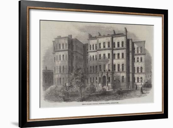 King's College Hospital, Portugal-Street, Lincoln's Inn-null-Framed Giclee Print