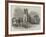 King's Norton Church, Leicestershire, Struck by Lightning-null-Framed Giclee Print