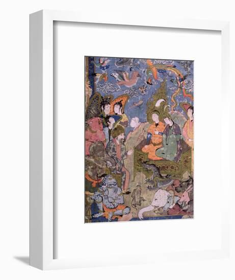 King Solomon and the Queen of Sheba, after an Original Miniature-null-Framed Premium Giclee Print