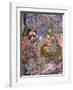 King Solomon and the Queen of Sheba, after an Original Miniature-null-Framed Giclee Print