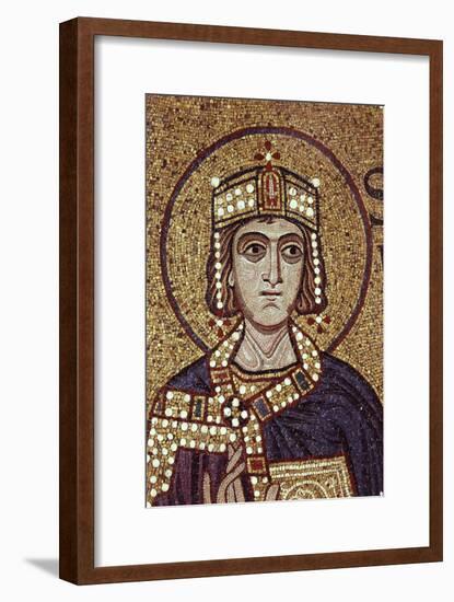 King Solomon (Detail of Interior Mosaics in the St. Mark's Basilic), 12th Century-null-Framed Giclee Print