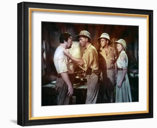 KING SOLOMON'S MINES, 1950 directed by COMPTON BENNETT Stewart Granger / Richard Carlson / Deborah -null-Framed Photo