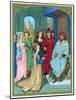 King Solomon Welcoming the Queen of Sheba-Hans Memling-Mounted Giclee Print