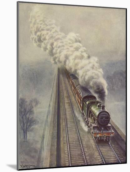 King Steam-null-Mounted Giclee Print