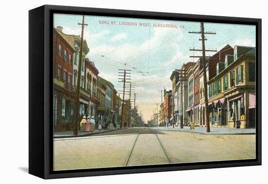 King Street, Alexandria, Virginia-null-Framed Stretched Canvas