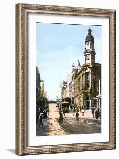 King Street, Sydney, Australia, C1900s-null-Framed Giclee Print