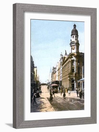 King Street, Sydney, Australia, C1900s-null-Framed Giclee Print