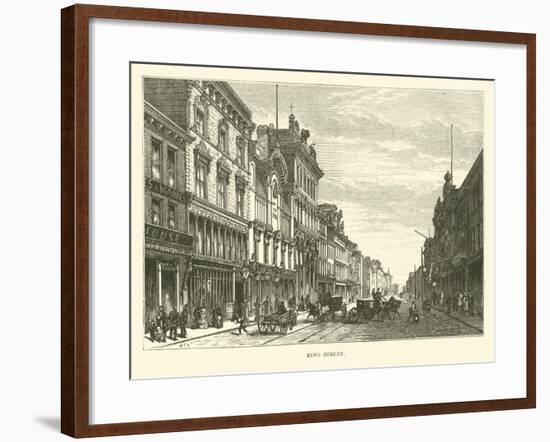 King Street-null-Framed Giclee Print