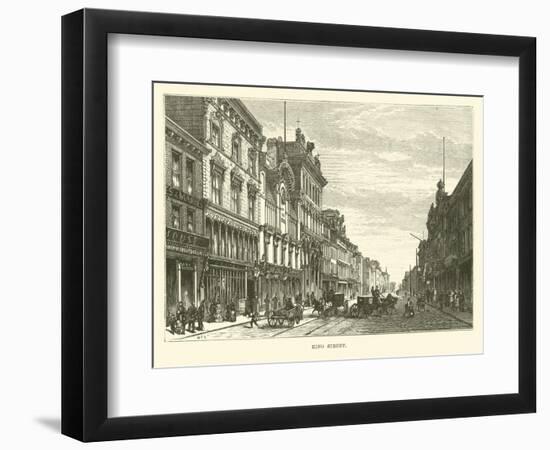 King Street-null-Framed Giclee Print