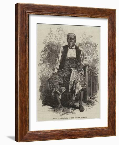 King Thackembau, of the Feejee Islands-null-Framed Giclee Print