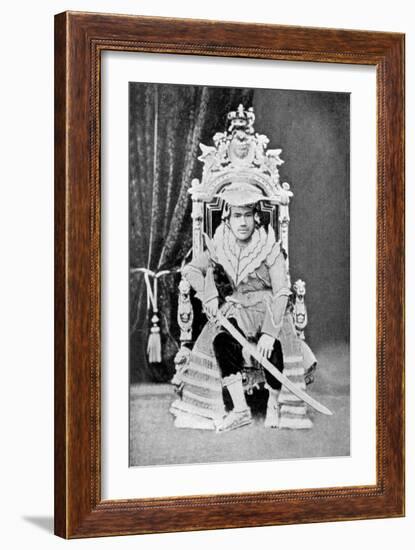 King Thibaw of Burma in Full Court Dress, C1900-null-Framed Giclee Print