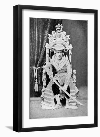 King Thibaw of Burma in Full Court Dress, C1900-null-Framed Giclee Print