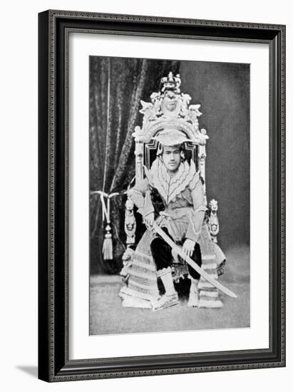 King Thibaw of Burma in Full Court Dress, C1900-null-Framed Giclee Print