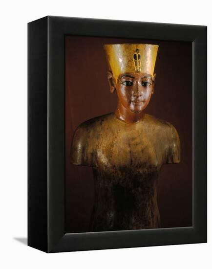 King Tutankhamun, Tut Manniken, Wooden Torso, Egyptian Museum, Valley of the Kings, Egypt-Kenneth Garrett-Framed Premier Image Canvas